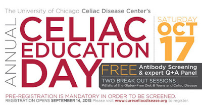 Save the Date: Celiac Education Day and Free Blood Screening in Chicago